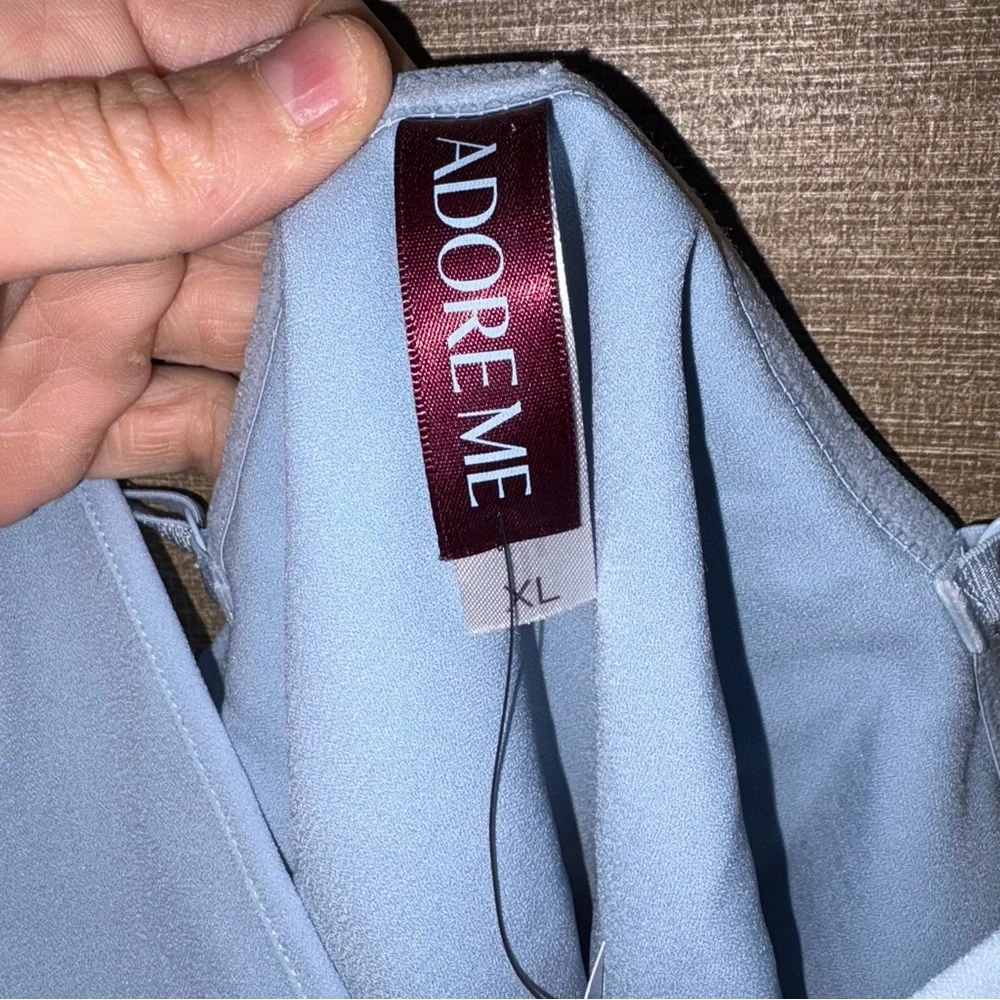 Adore me Brigita Unlined light blue nwt size medium